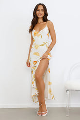 Lemonade Luxe Maxi Dress White